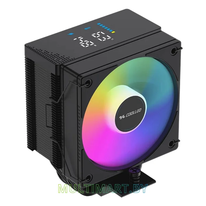 Кулер Coolleo CL-B40S-DIG-BK-ARGB V2